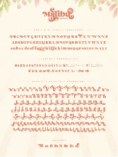 SS Malibu font