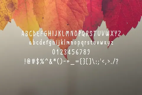 Autumn Happiness font