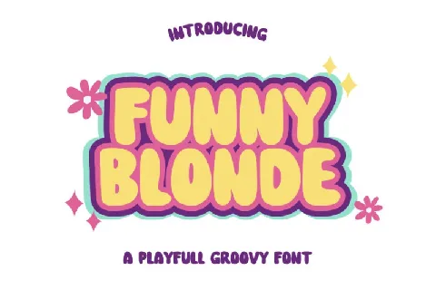 Funny Blonde font