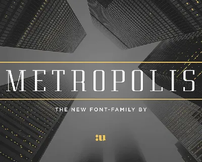 Metropolis font