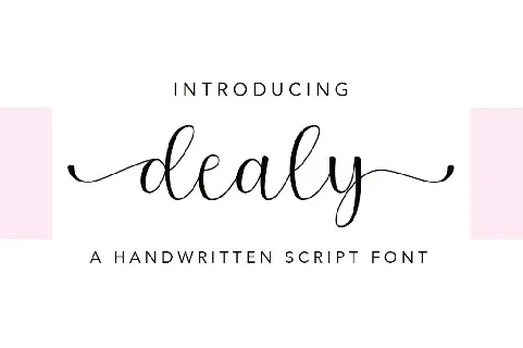 Dealy font