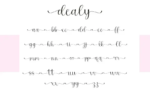 Dealy font