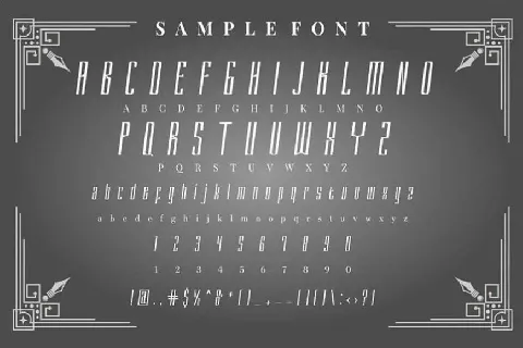 Delacruz font