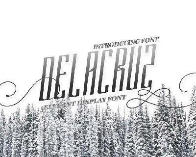 Delacruz font