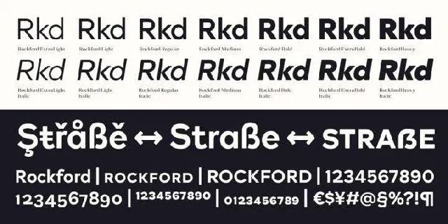 Rockford Sans font