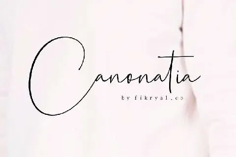 Canonatia Handwritten Free font