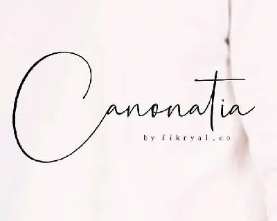 Canonatia Handwritten Free font