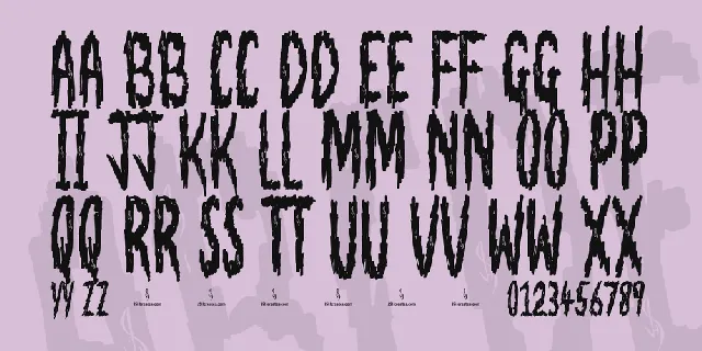 Night Harm Personal Use font