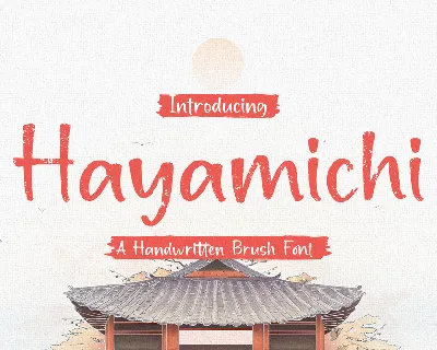 Hayamichi font