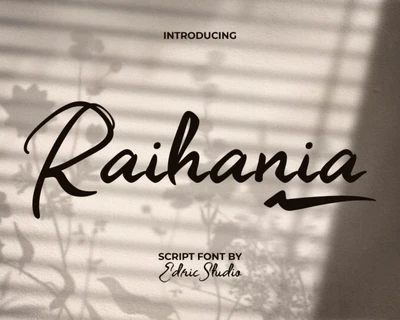 Raihania font