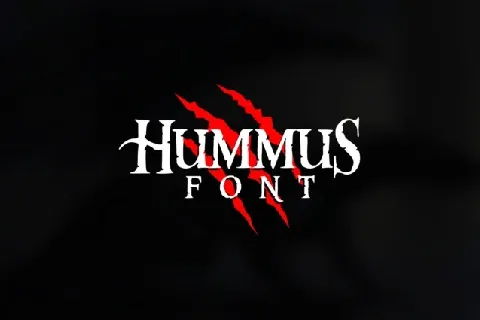 Hummus font