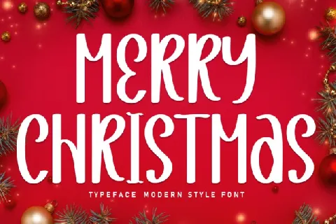Merry Christmas Display font