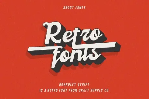 Boardley Script Free font