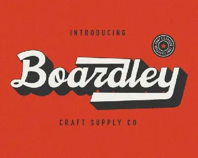 Boardley Script Free font