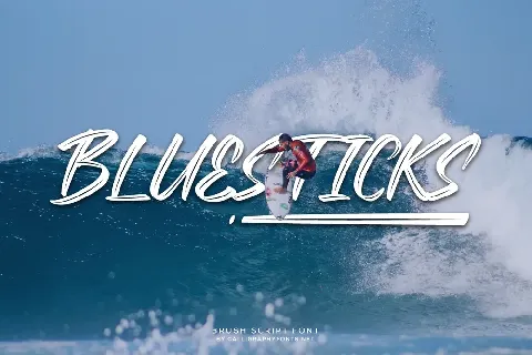 Bluesticks Demo font