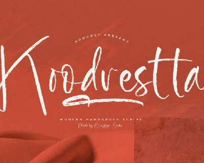 Koodrestta font