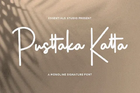 Pusttaka Katta font