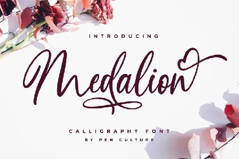 Medalion font