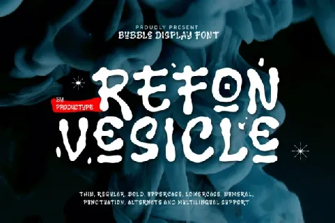 Refon Vesicle font