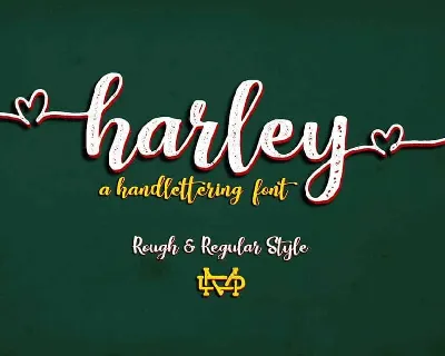 Harley Script Free font