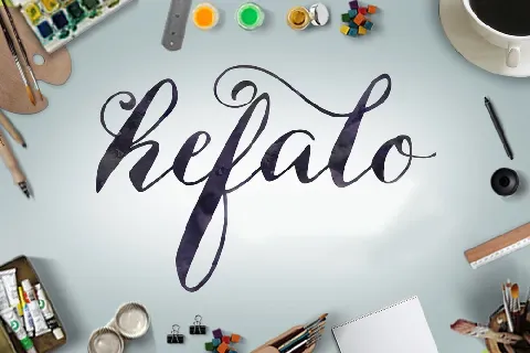 Hefalo Script Free font