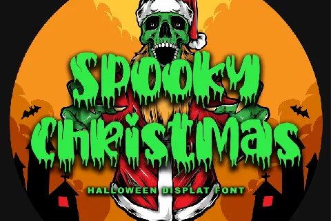 Spooky Christmas - Personal use font