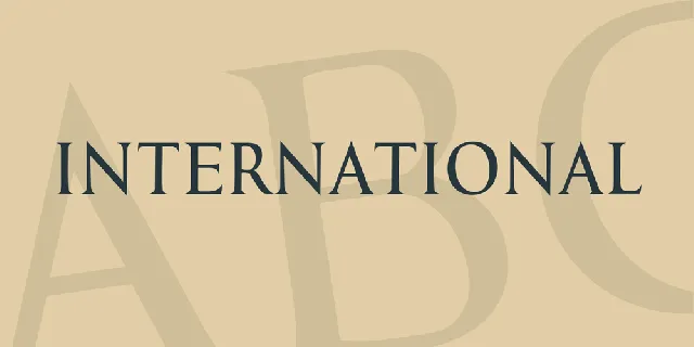 International font