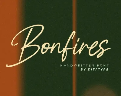 Bonfires font