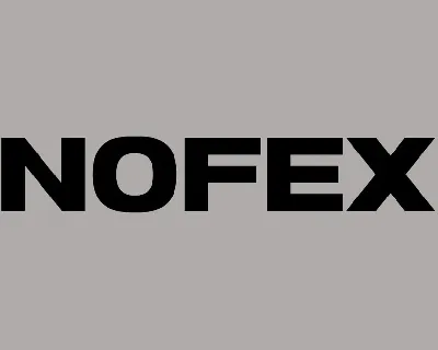 Nofex font