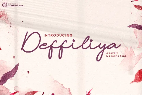 Deffiliya font