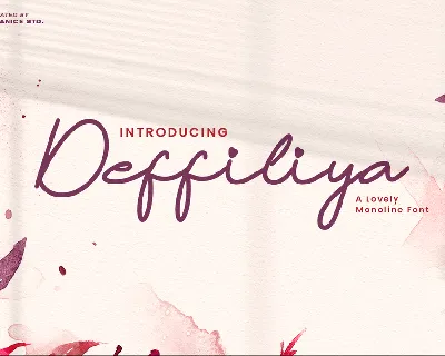 Deffiliya font