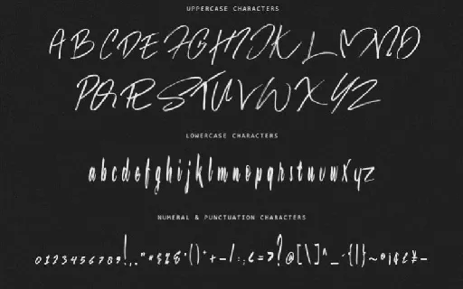 Jason Statan Handbrush font