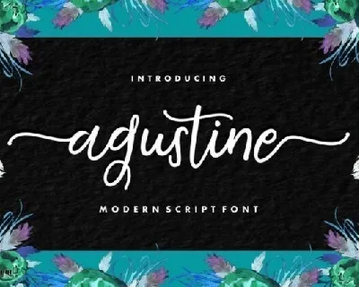 Agustine Script font