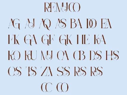 Remjoo font