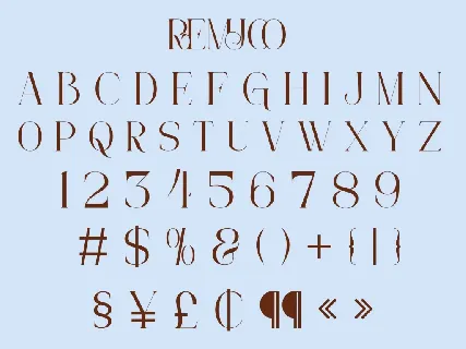 Remjoo font