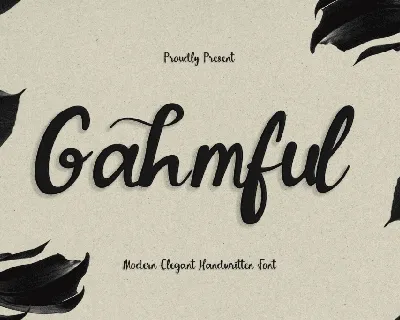 CF Gahmful DEMO font