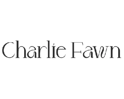 Charlie Fawn font