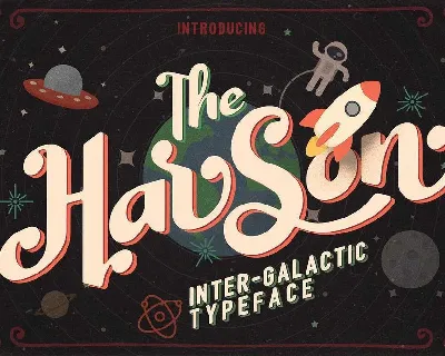 Harson Typeface Free font