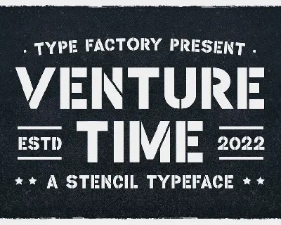 Venture Time font