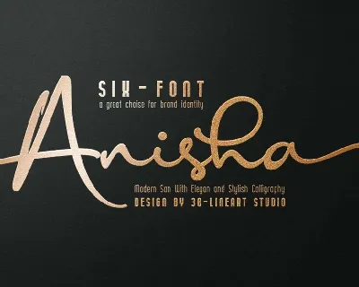 Anisha font