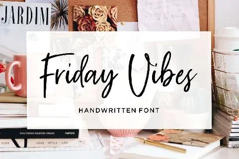 Friday Vibes Handwritten font