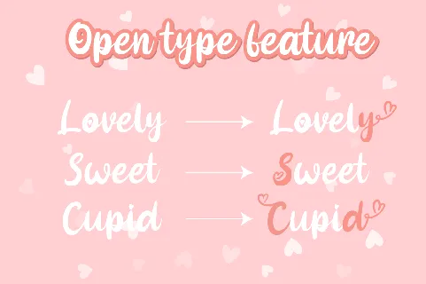 Pinky Cupid font