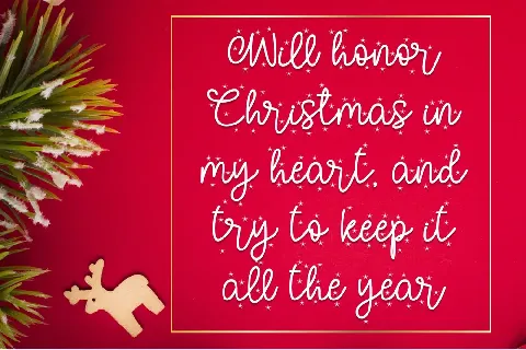 Christmas Soul - Personal use font