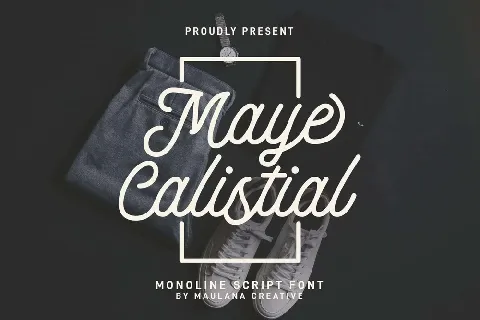 Maye Calistial font
