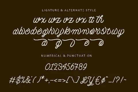 Maye Calistial font