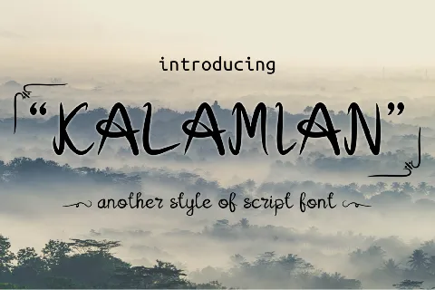 Kalamian font