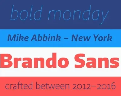 Brando Sans Family font