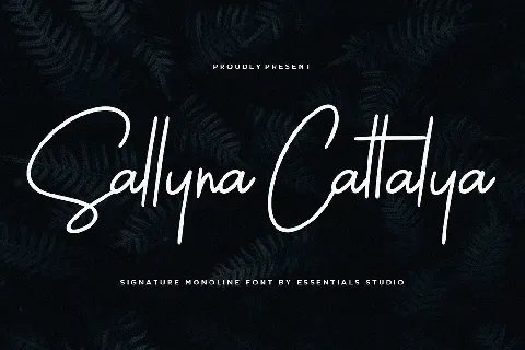 Sallyna Cattalya font
