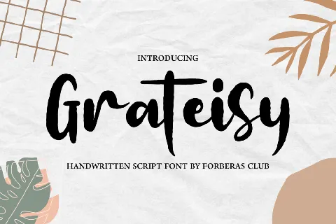 Grateisy font