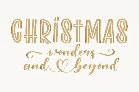 Christmas Wonders font